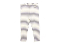 Petit Piao dusty lavender/offwhite leggings stripes